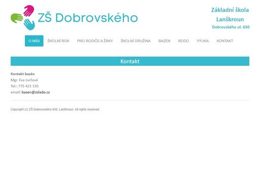 oficiální stránky základní školy lanškroun, dobrovského