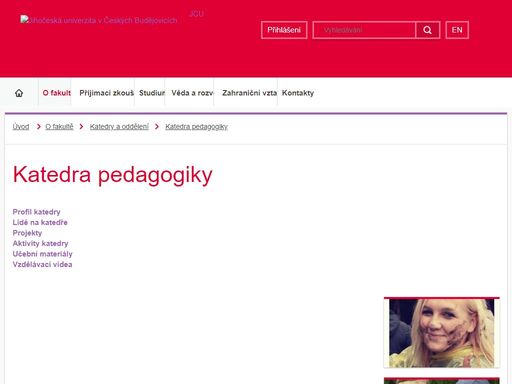 tf.jcu.cz/o-fakulte/katedry-a-oddeleni/katedra-pedagogiky