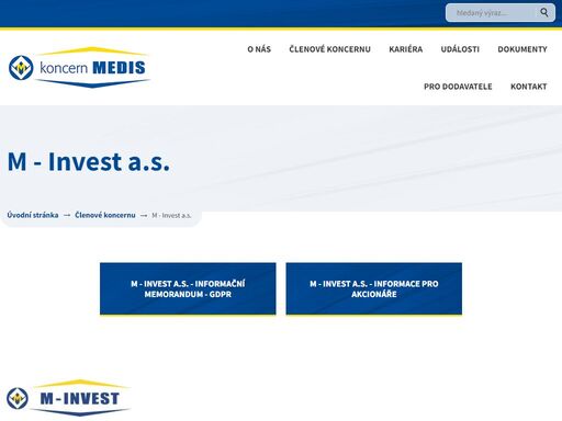 www.m-invest.cz