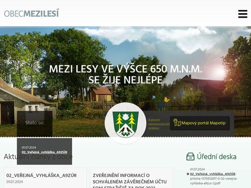 www.obecmezilesi.cz