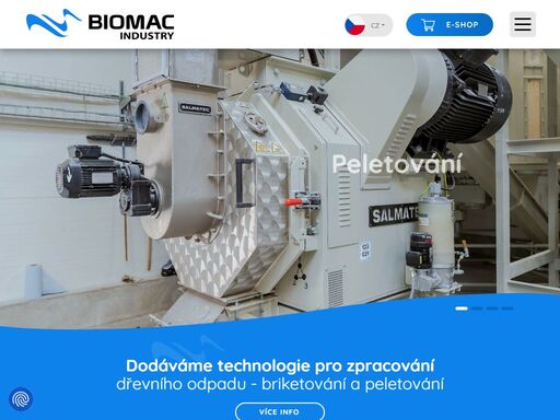 biomac industry s.r.o. - zajistíme kompletní projekt na technologii pro briketování a peletování vč. servisu a dodávky náhradních dílů.