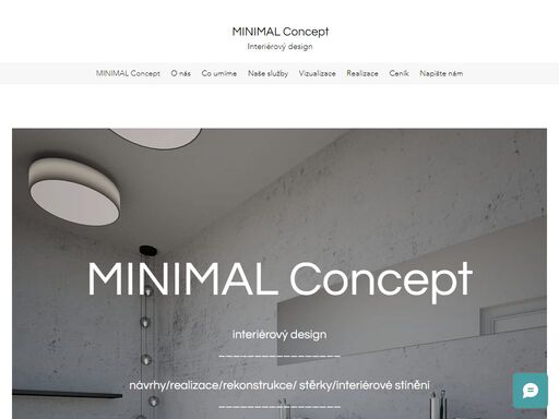 minimal concept - interiérové studio vám nabízí design, návrhy interiéru, vizualizace interiéru, realizace a dekorace interiéru.
