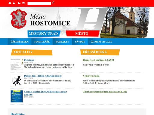www.hostomice.cz