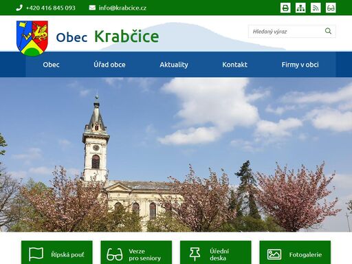 oficiální stránky obce krabčice