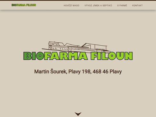 farma filoun - veškerá produkce mléka je zpracována na farmě ve vlastní mlékárně na biovýrobky.