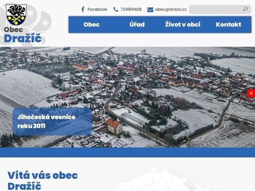oficiální webové stránky obce dražíč