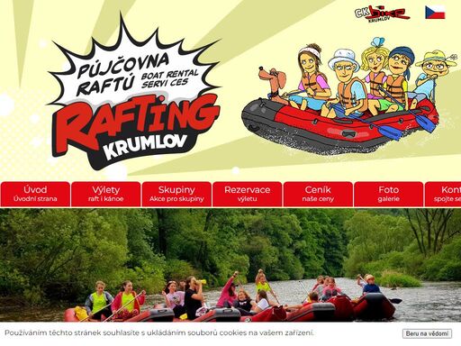 www.rafting-krumlov.cz