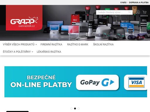 online výroba razítek colop s expresním doručením do 24 hodin, objednání z eshopu s dopravou zdarma a slevou až 30%, výroba razítek na počkání v praze a hranicích. 