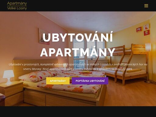www.ApartmanyVelkeLosiny.cz