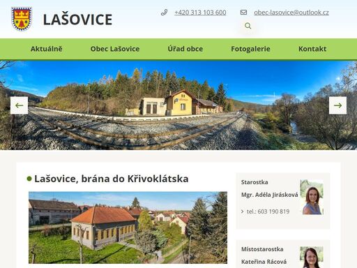 oficiální stránky obce lašovice
