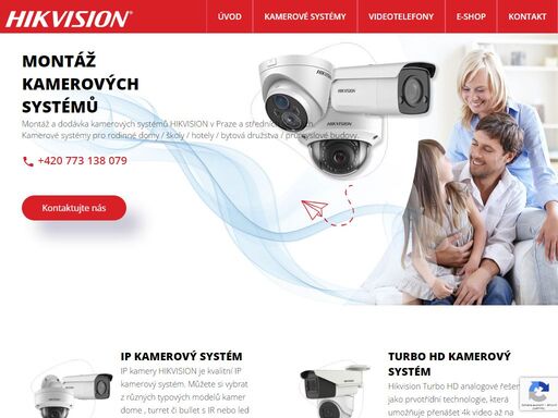 montáž a dodávka kamerových systémů hikvision. kamerové systémy pro rodinné domy / školy / hotely / bytová družstva / průmyslové budovy.