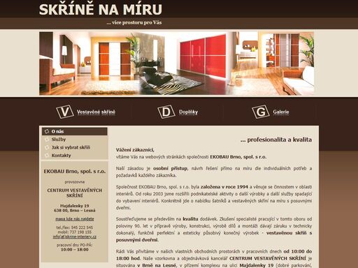 www.skrine-interiery.cz