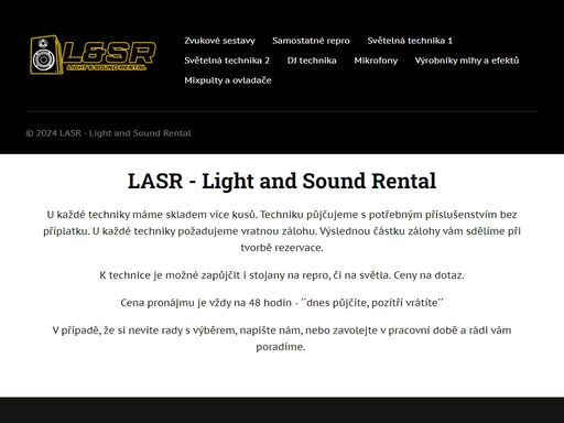 www.lasrental.cz