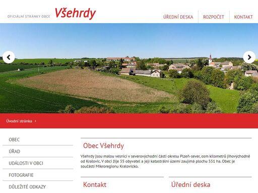 www.obecvsehrdy.cz