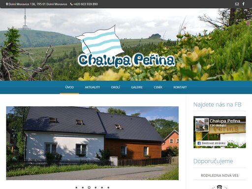 www.chalupaperina.cz