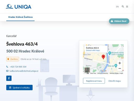 uniqa.cz/detaily-pobocek/hradec-kralove-svehlova