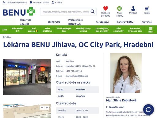 benu.cz/lekarna-benu-jihlava-city-park