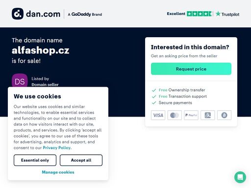 the domain name alfashop.cz is for sale. make an offer or buy it now at a set price.