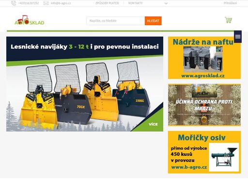 homepage, agrosklad.cz