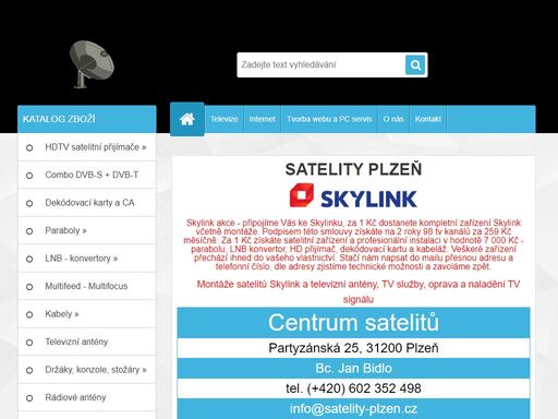 www.satelity-plzen.cz