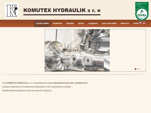 výrobce hydraulických koncovek