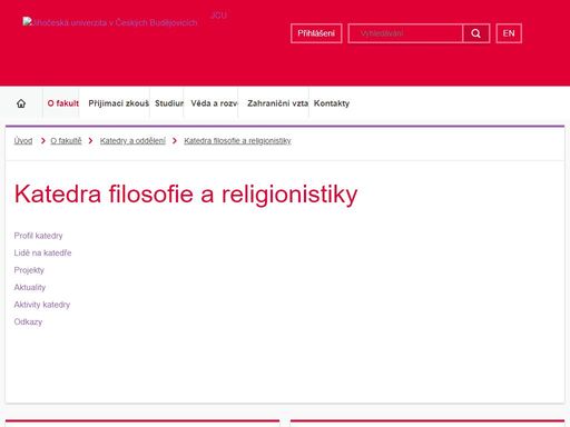 tf.jcu.cz/o-fakulte/katedry-a-oddeleni/katedra-filosofie-a-religionistiky