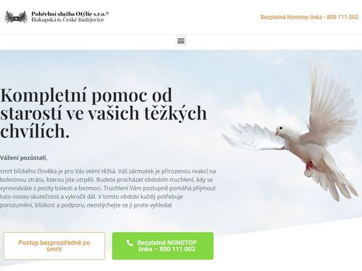 www.pohrebnisluzbaotylie.cz