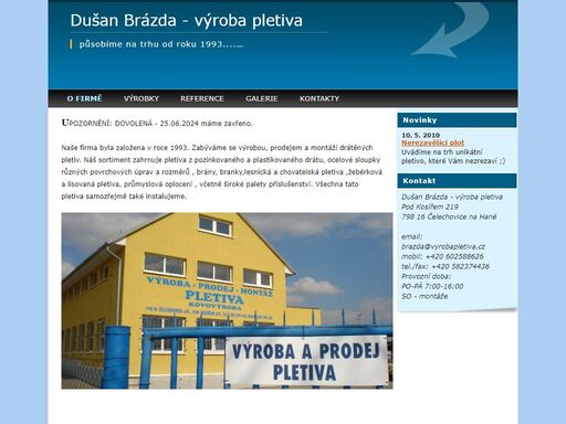 www.vyrobapletiva.cz