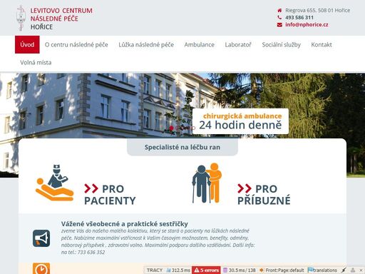 www.nemocnicehorice.cz