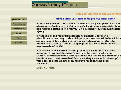 www.ramykremen.cz