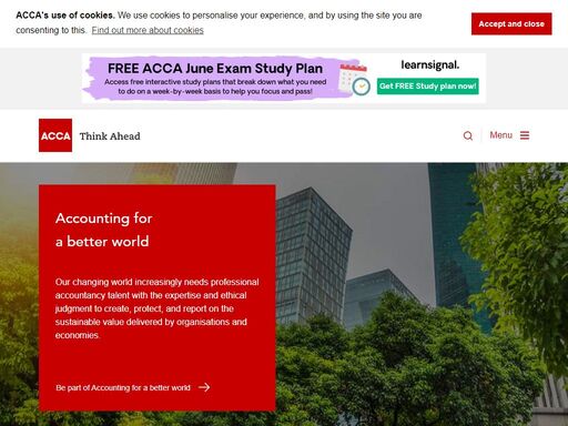 acca (the association of chartered certified accountants) is the global body for professional accountants.