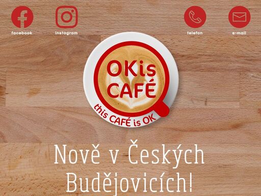 okis café si klade za cíl být místem, kde si dáte jednu z nejlepších káv v českých budějovicích. protože this café is ok!