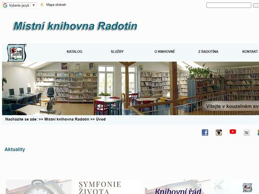 informace z knihovny