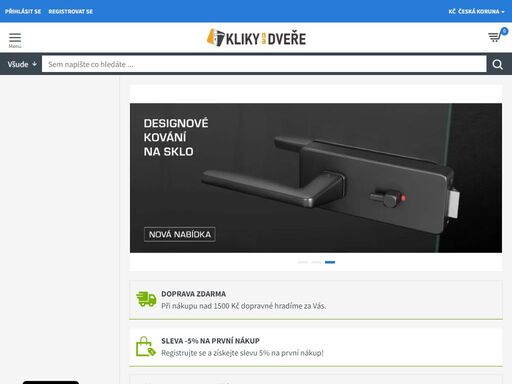 velký výběr dveřních klik - vždy nejlevněji na www.kliky-na-dvere.cz