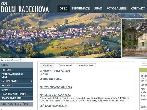 www.dolniradechova.cz