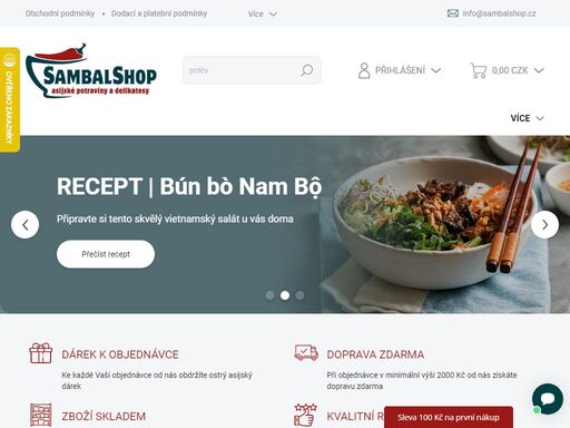 nakupujte asijské potraviny on-line. autentické potraviny přímo z asie. největší nabídka asijských potravin na českém internetu. recepty a tipy. doprava zdarma.