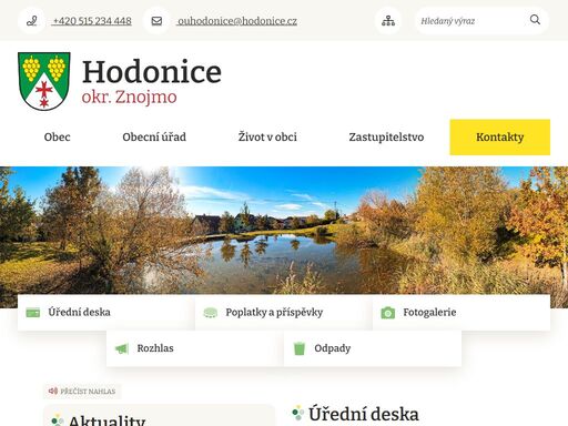 www.hodonice.cz