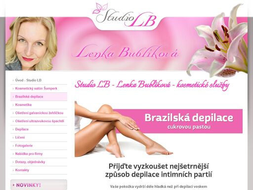 studio lb nabízí kompletní kosmetické služby. přijďte a svěřte se do péče našich profesionálek.