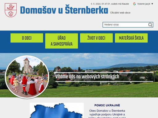 www.domasovusternberka.cz