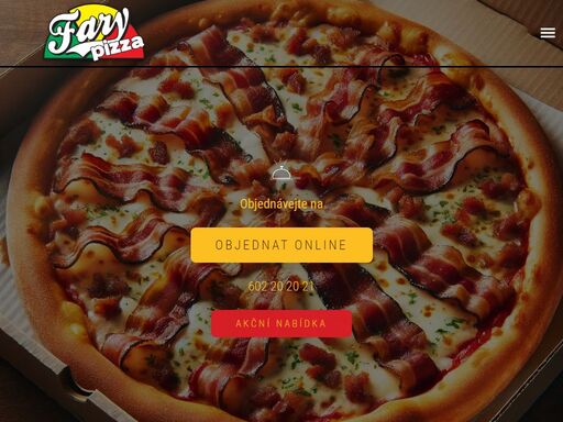 na webu farypizza si můžete objednat vaše oblíbené pizzy dle vaší chutě, a to včetně rozvoru v liberci.