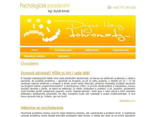 psychologické poradenství, psychoterapie a hypnoterapie. individuální, skupinové a rodinné terapie. 