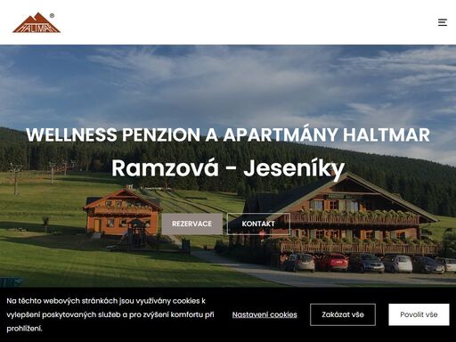 wellness penzion a apartmány haltmar v samotném srdci jeseníků, ve známém lyžařském a turistickém centru – přímo na sjezdovce ramzova.