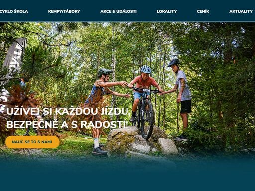 cyklo škola krkonošská bajkovna šíří pozitivní vztah k jízdě na kole napříč generacemi a rozvíjí cyklistické dovednosti dětí i dospělých. 