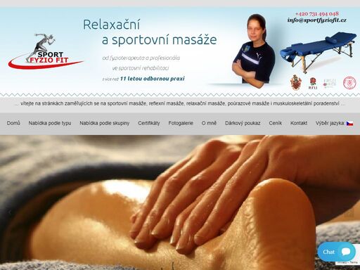 sportovní masáž, reflexní masáž, relaxační masáž, svalová terapie, znojmo, šatov