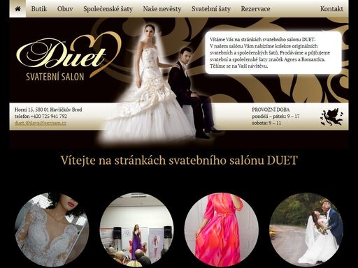 salon duet - půjčovna svatebních a společenských šatů