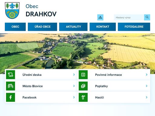 oficiální stránky obce drahkov