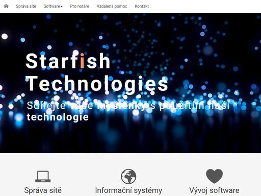 starfish technologies - informační systémy, vývoj software, it konzultace, informační systém pro vedení notářské kanceláře.