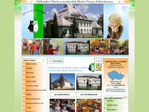 zakladni skola oldrichovice karpentna trinec vyuka deti zabava