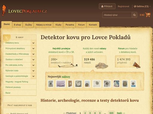 www.lovecpokladu.cz