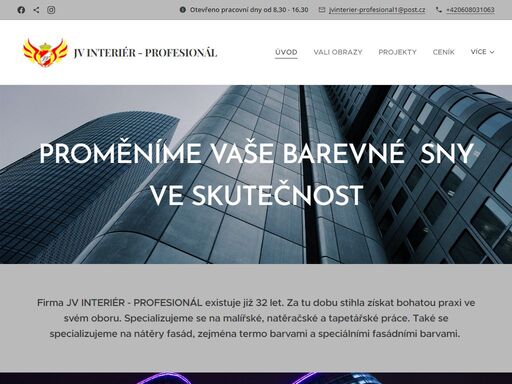 www.jvinterier-profesional.cz